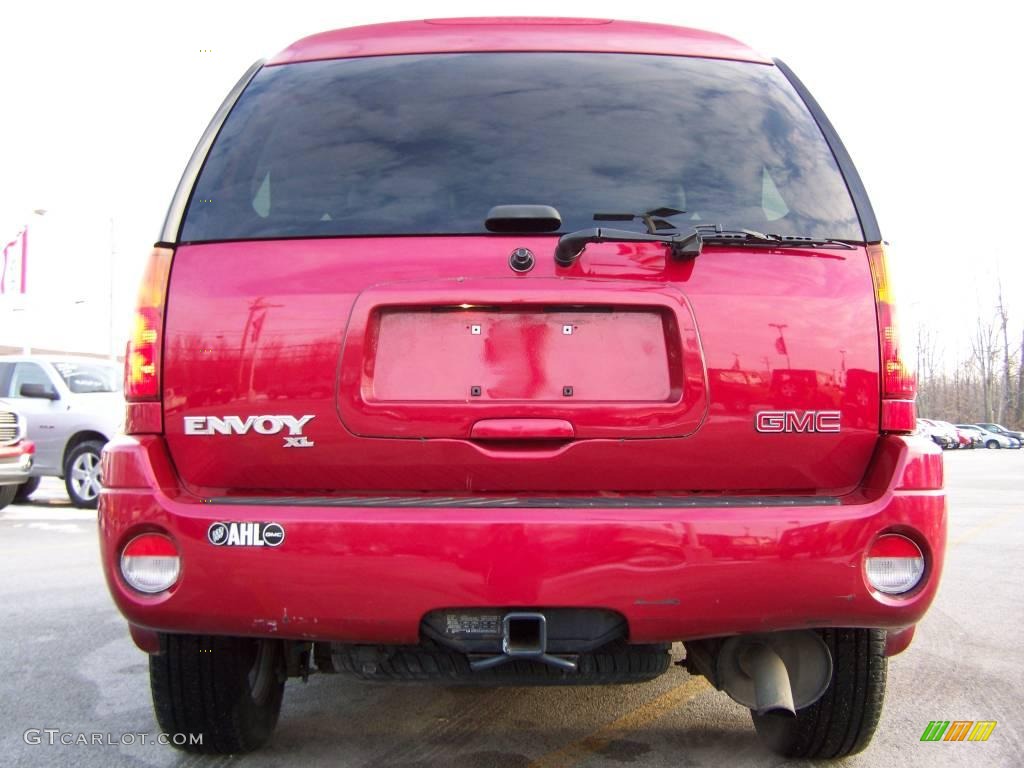 2002 Envoy XL SLT 4x4 - Magnetic Red Metallic / Dark Pewter photo #6
