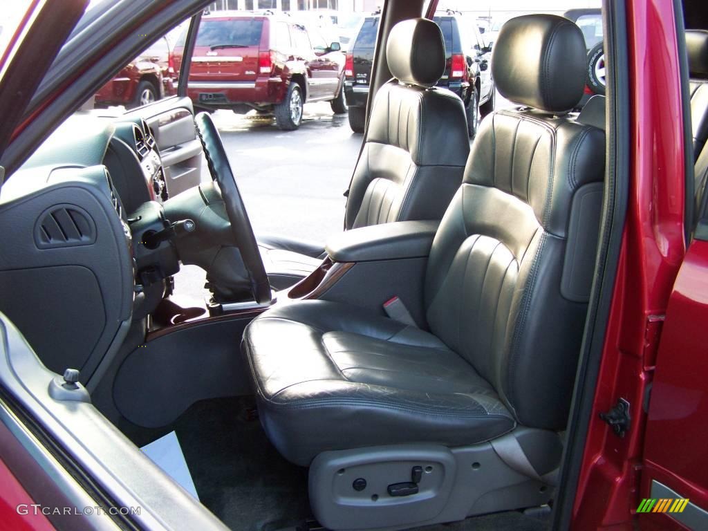 2002 Envoy XL SLT 4x4 - Magnetic Red Metallic / Dark Pewter photo #9