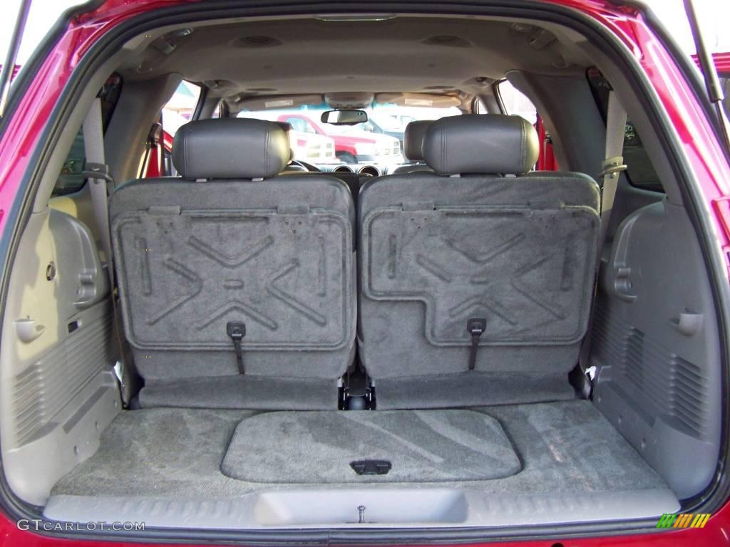 2002 Envoy XL SLT 4x4 - Magnetic Red Metallic / Dark Pewter photo #14