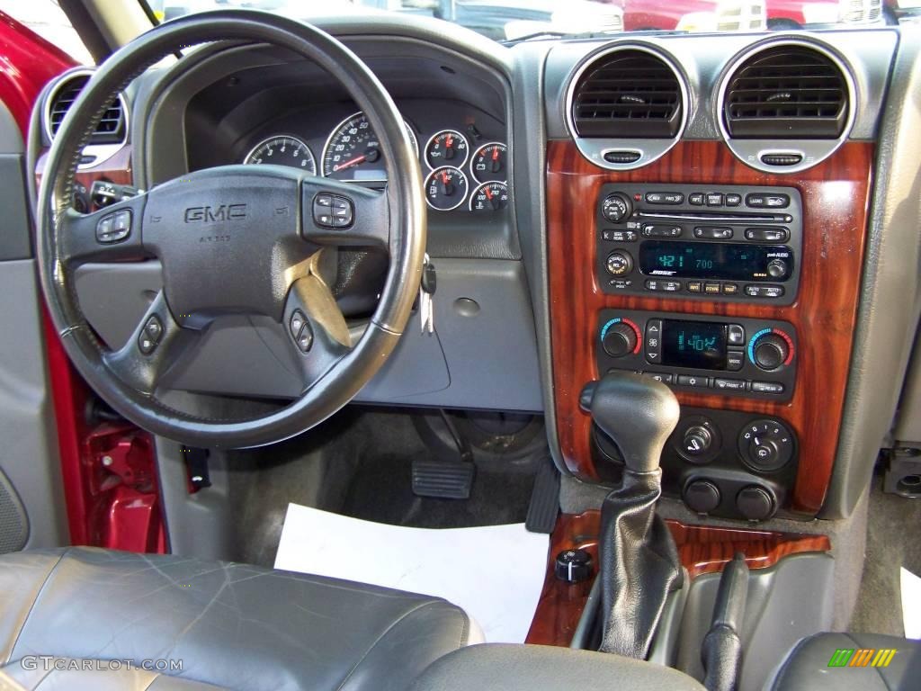 2002 Envoy XL SLT 4x4 - Magnetic Red Metallic / Dark Pewter photo #18