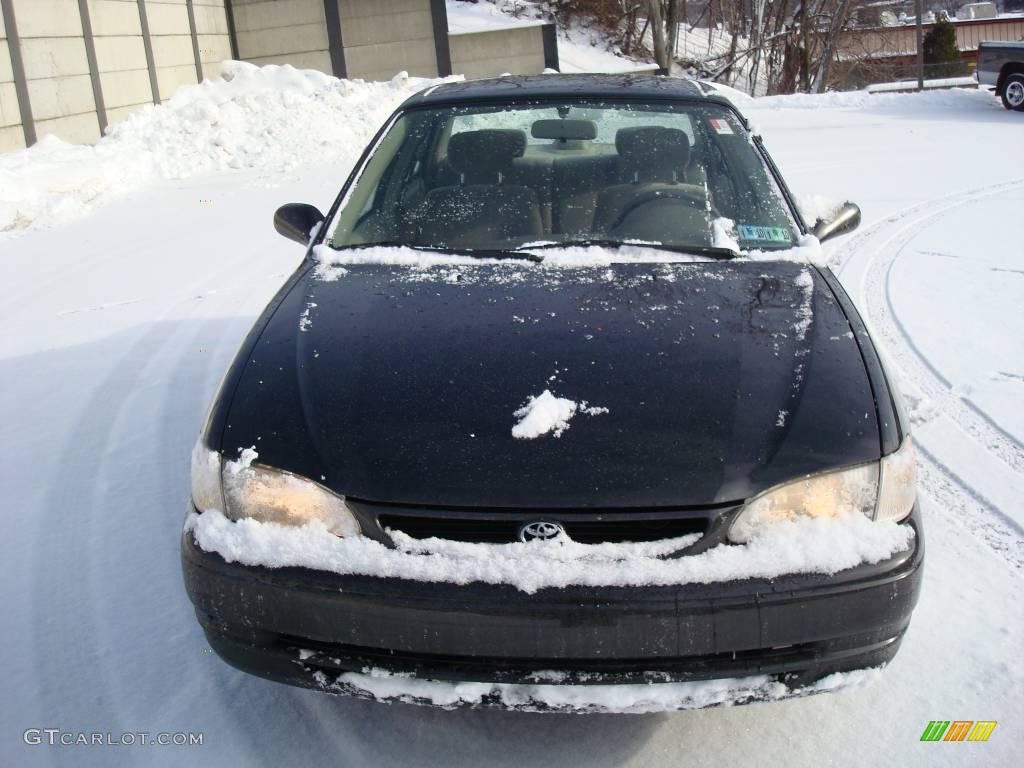 1999 Corolla CE - Satin Black Metallic / Light Charcoal photo #7