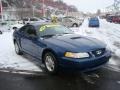 2000 Atlantic Blue Metallic Ford Mustang V6 Coupe  photo #6