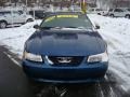 2000 Atlantic Blue Metallic Ford Mustang V6 Coupe  photo #7