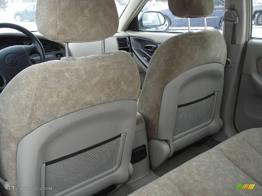 2001 Elantra GLS - Champagne / Beige photo #7