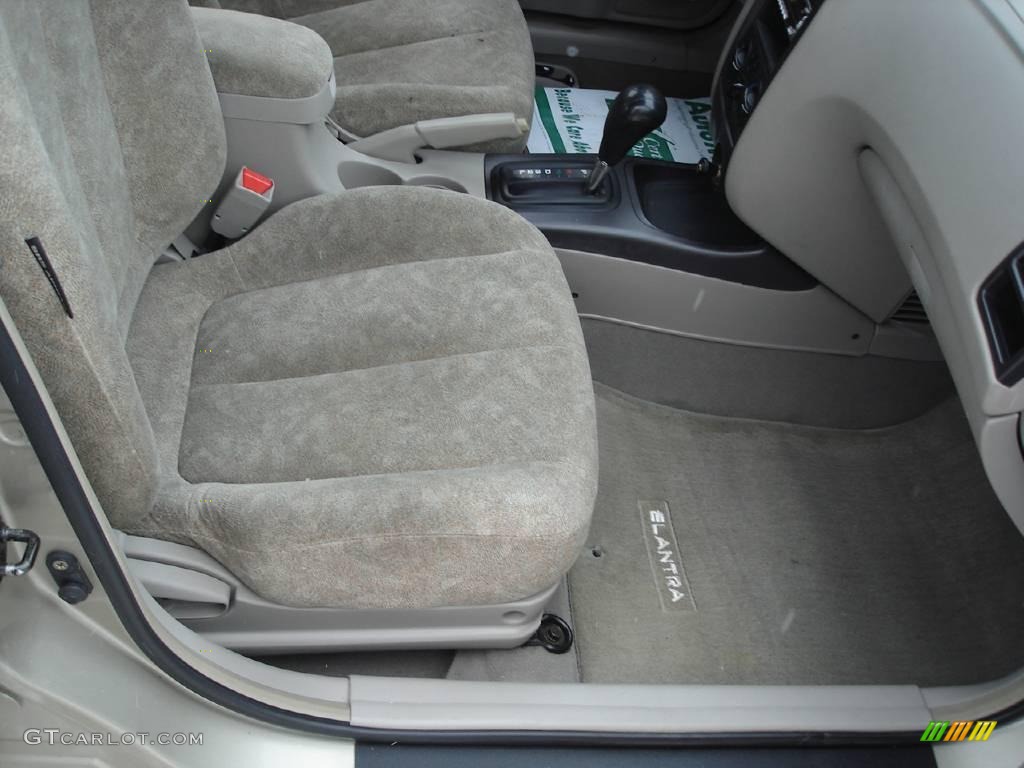 2001 Elantra GLS - Champagne / Beige photo #18
