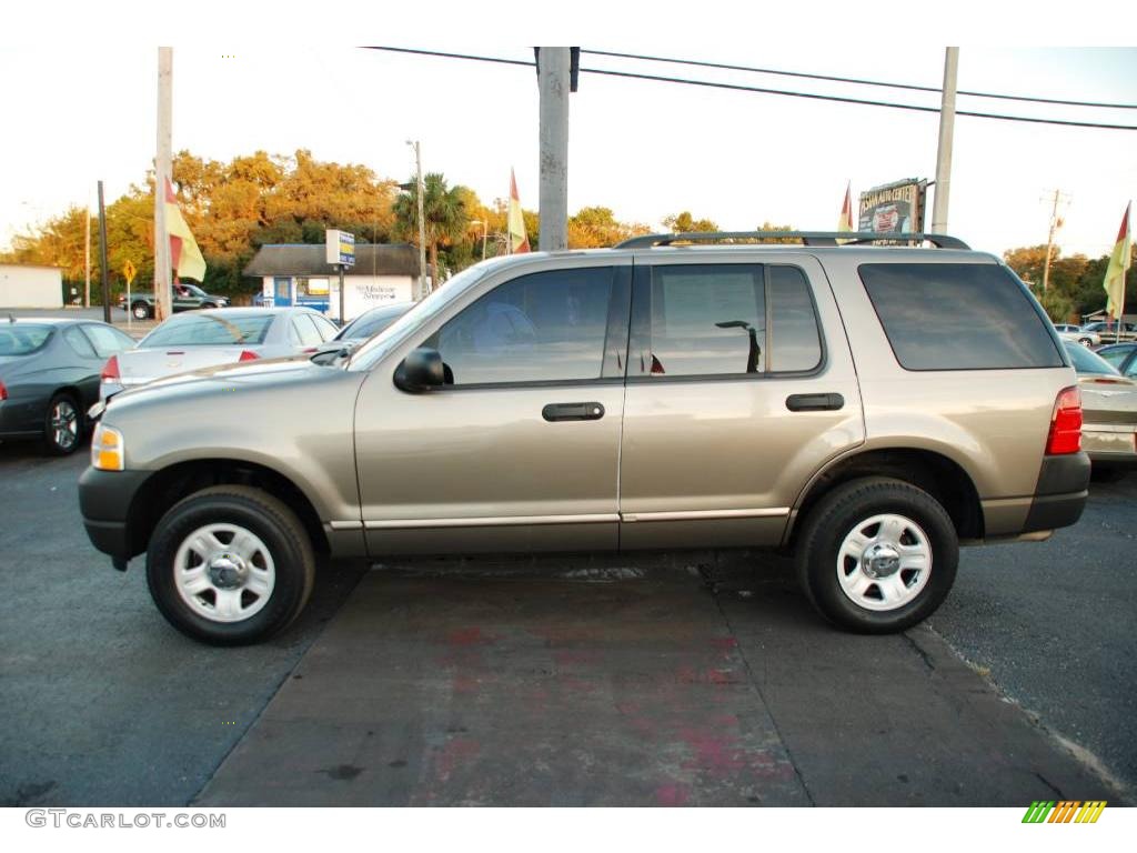 2003 Explorer XLS - Harvest Gold Metallic / Medium Parchment Beige photo #2