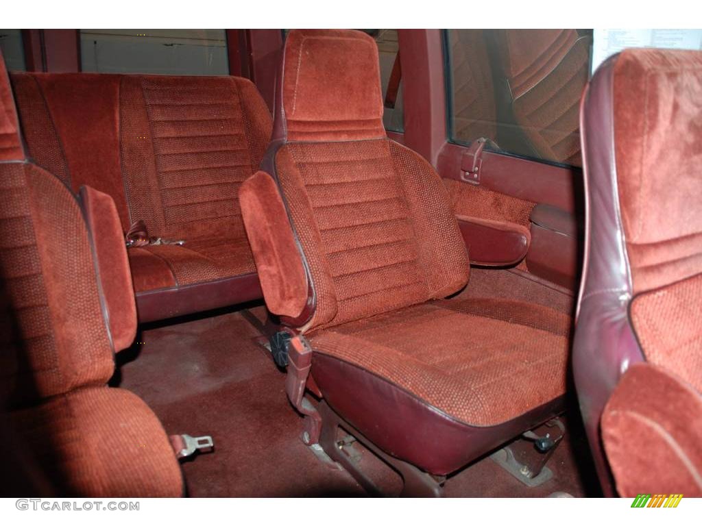 1988 Astro Passenger Van - Black / Red photo #5