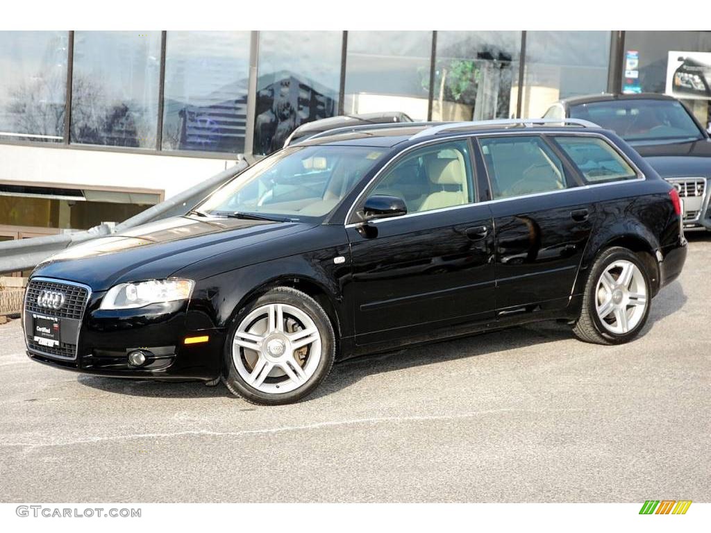 2007 A4 2.0T quattro Avant - Brilliant Black / Beige photo #2