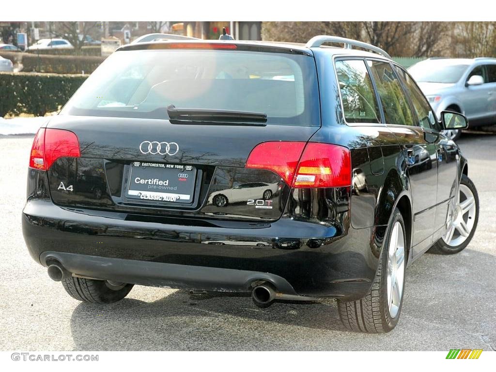 2007 A4 2.0T quattro Avant - Brilliant Black / Beige photo #4