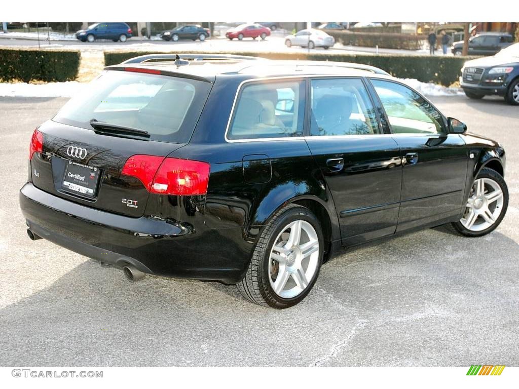 2007 A4 2.0T quattro Avant - Brilliant Black / Beige photo #5