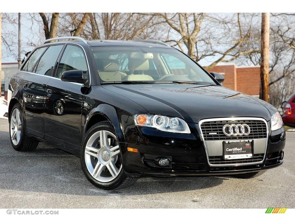 2007 A4 2.0T quattro Avant - Brilliant Black / Beige photo #7