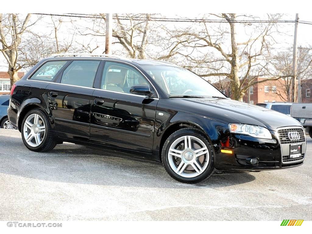 2007 A4 2.0T quattro Avant - Brilliant Black / Beige photo #8