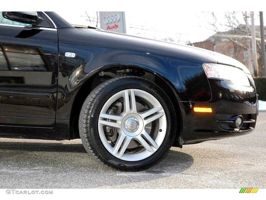 2007 A4 2.0T quattro Avant - Brilliant Black / Beige photo #9