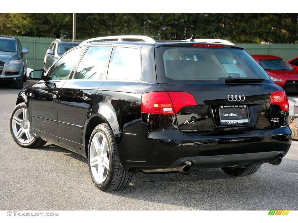 2007 A4 2.0T quattro Avant - Brilliant Black / Beige photo #10