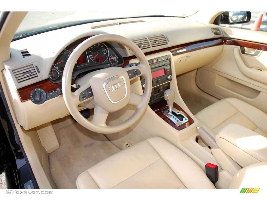 2007 A4 2.0T quattro Avant - Brilliant Black / Beige photo #14