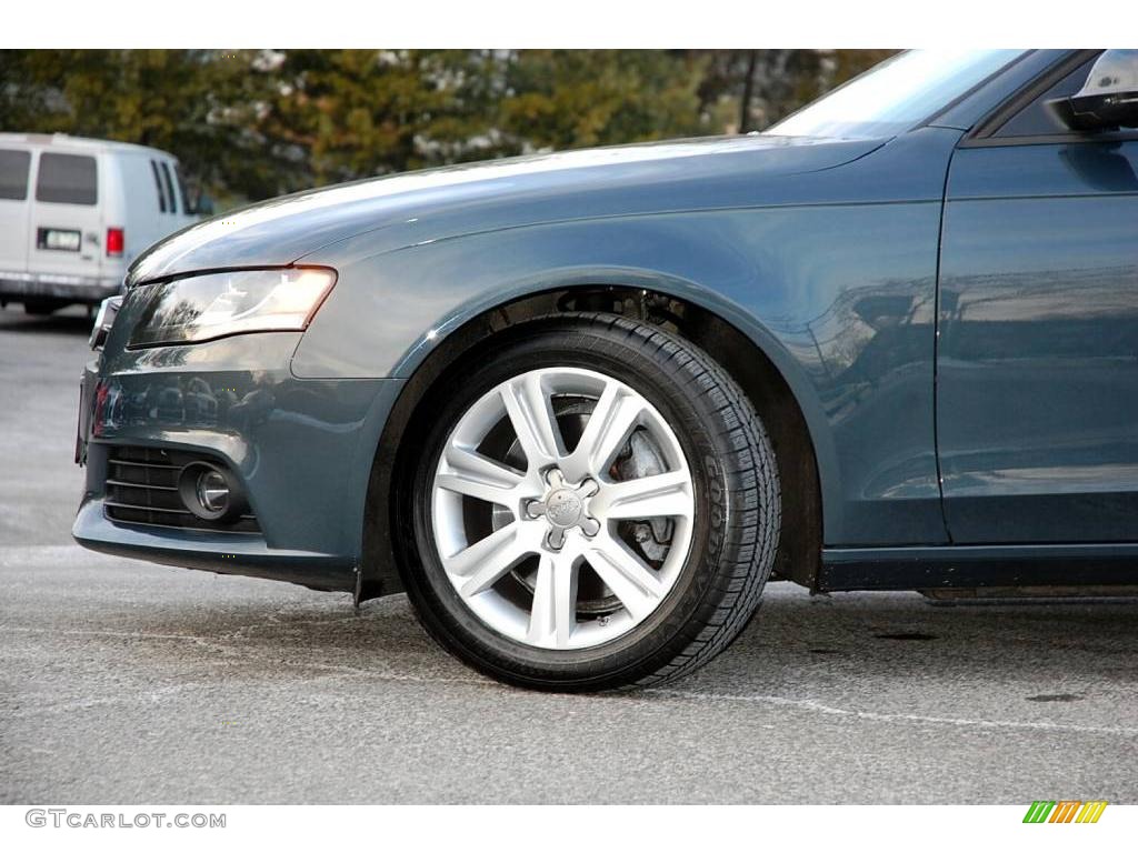 2009 A4 2.0T Premium quattro Sedan - Meteor Grey Pearl Effect / Black photo #1