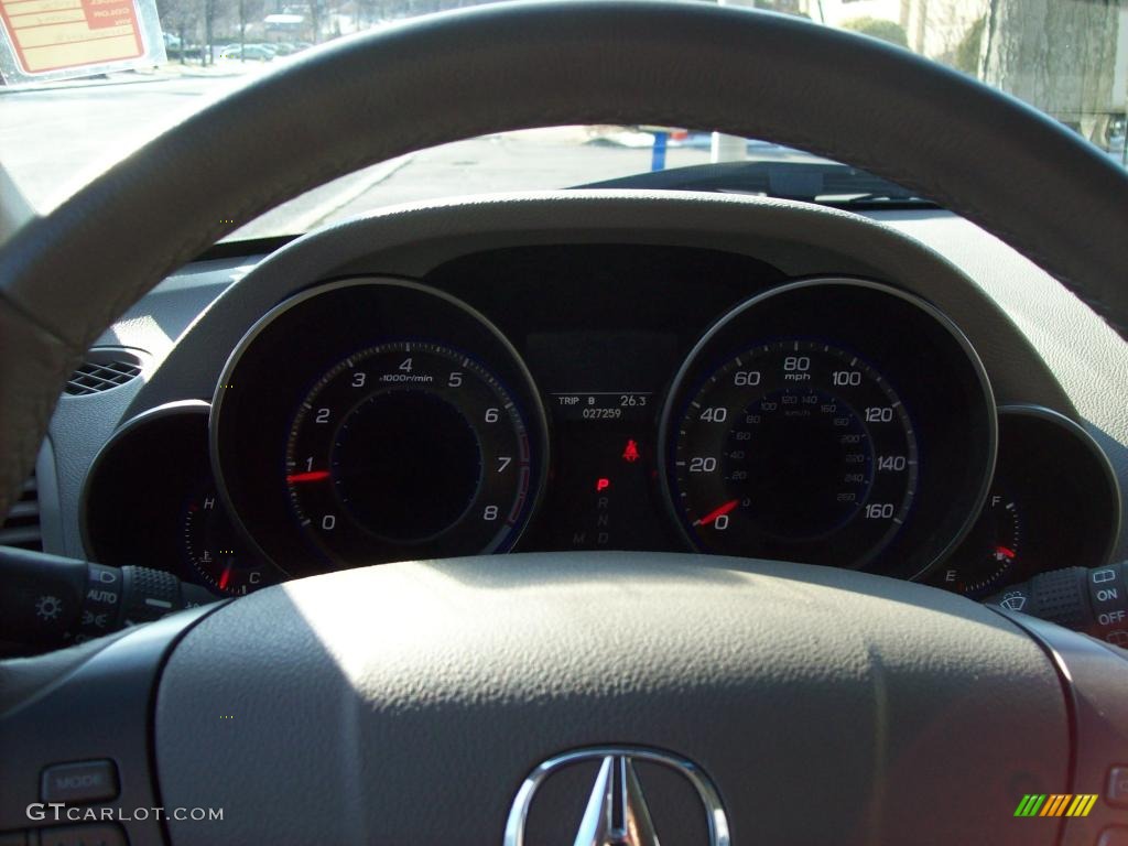 2007 MDX  - Nimbus Gray Metallic / Parchment photo #16