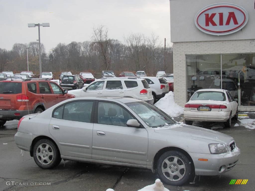 2001 Elantra GLS - Pewter / Gray photo #1