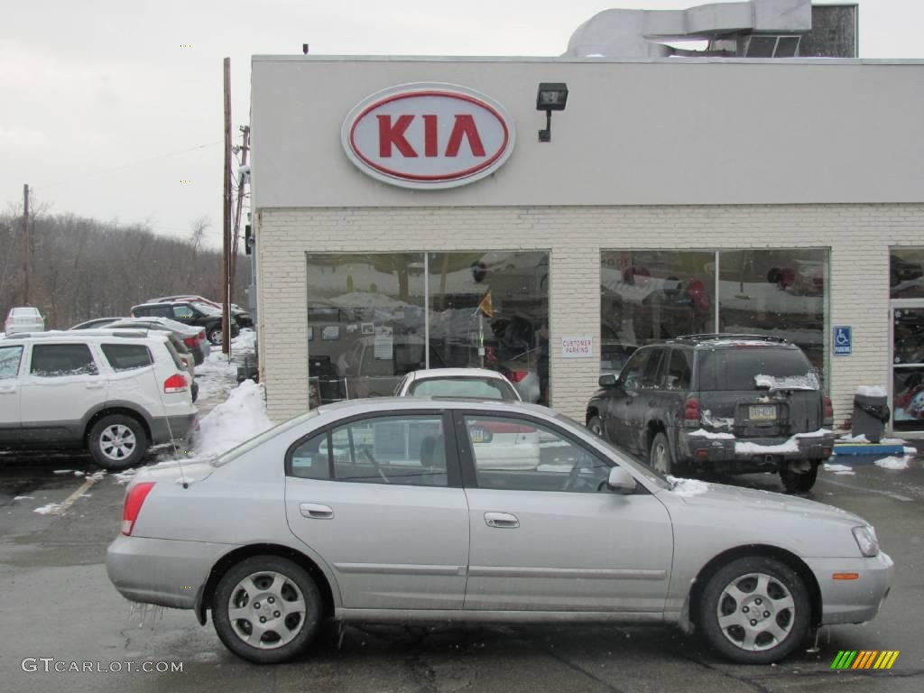 2001 Elantra GLS - Pewter / Gray photo #2