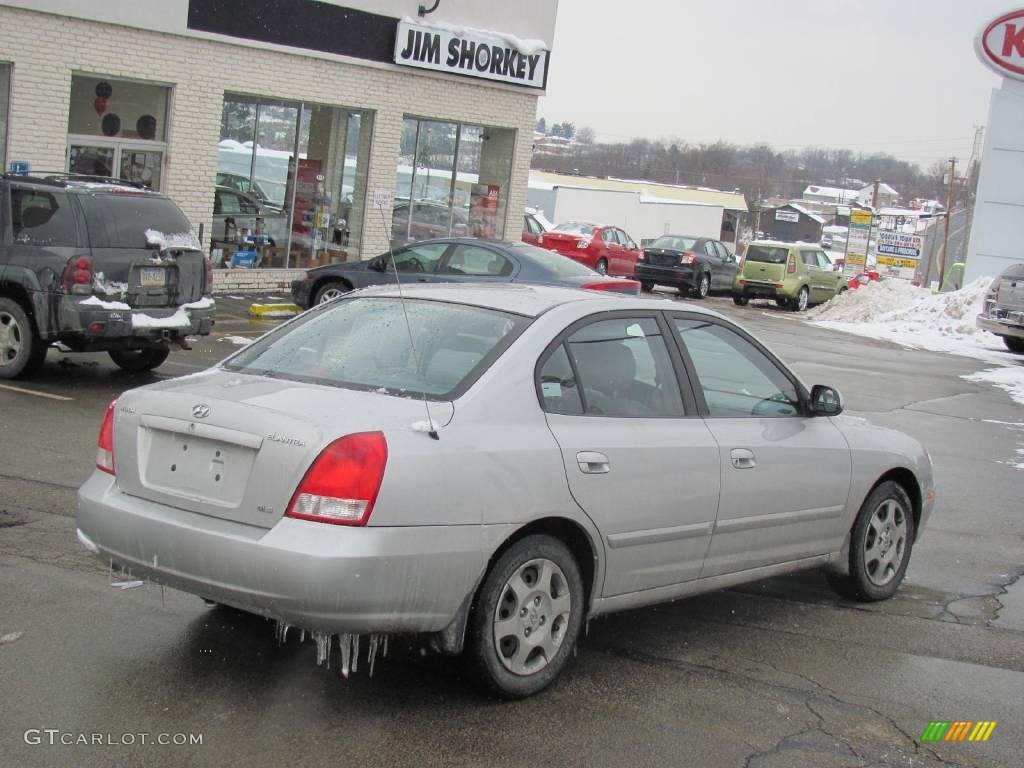 2001 Elantra GLS - Pewter / Gray photo #3