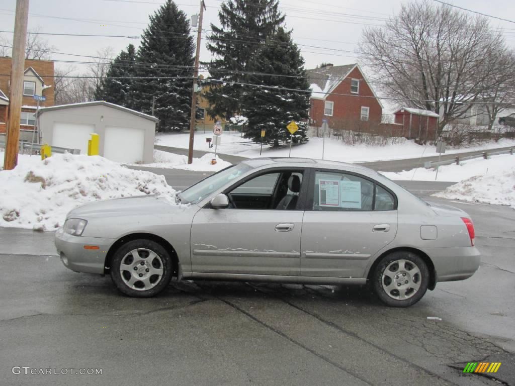 2001 Elantra GLS - Pewter / Gray photo #5