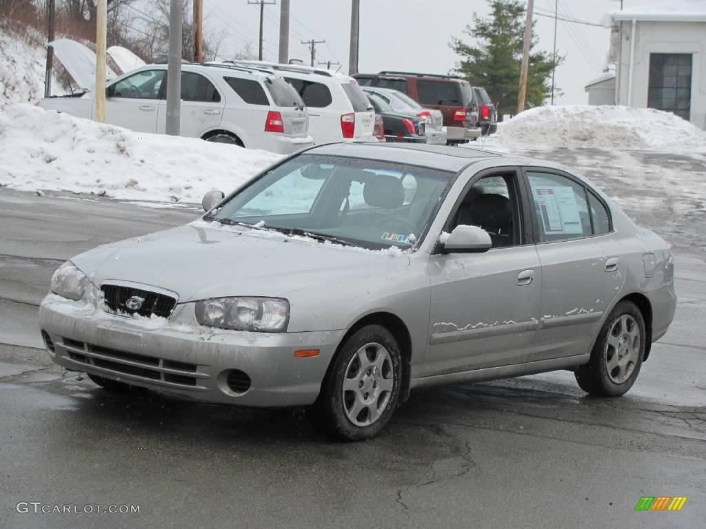2001 Elantra GLS - Pewter / Gray photo #6