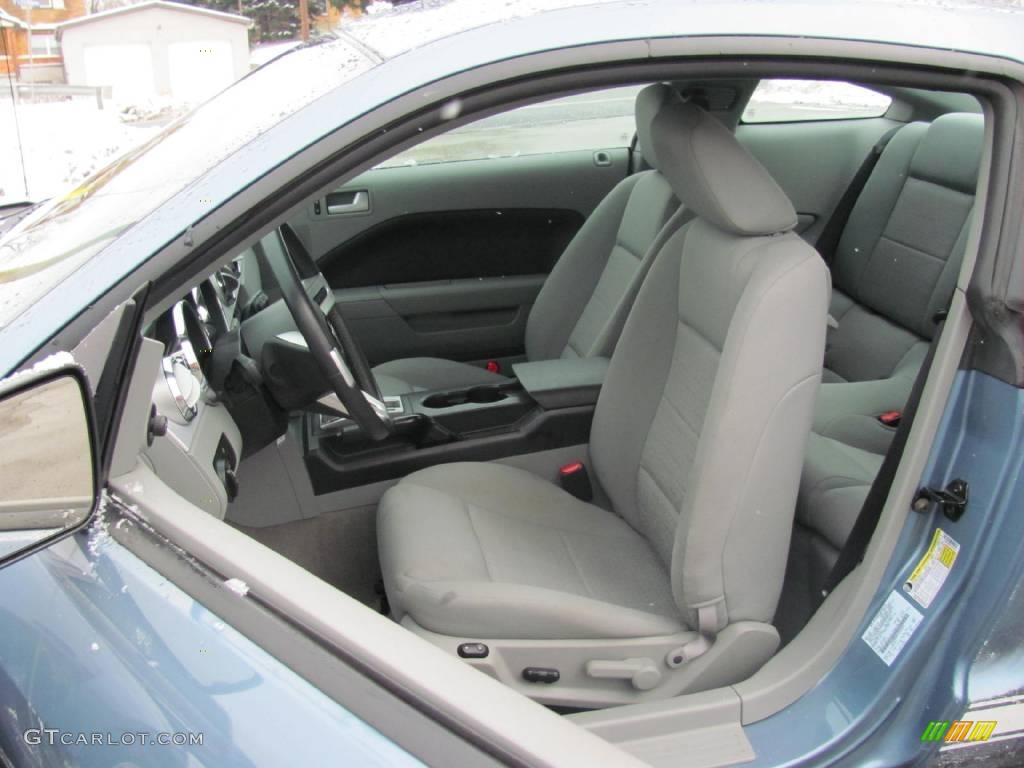 2007 Mustang V6 Premium Coupe - Windveil Blue Metallic / Light Graphite photo #13