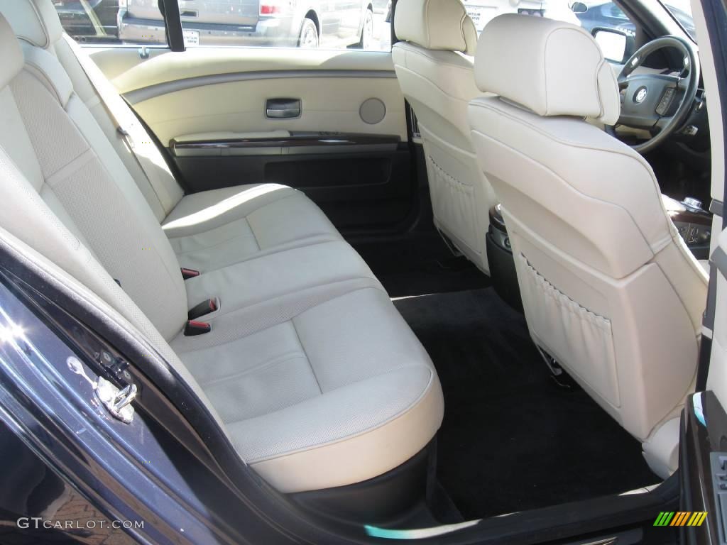 2007 7 Series 750Li Sedan - Monaco Blue Metallic / Beige photo #10