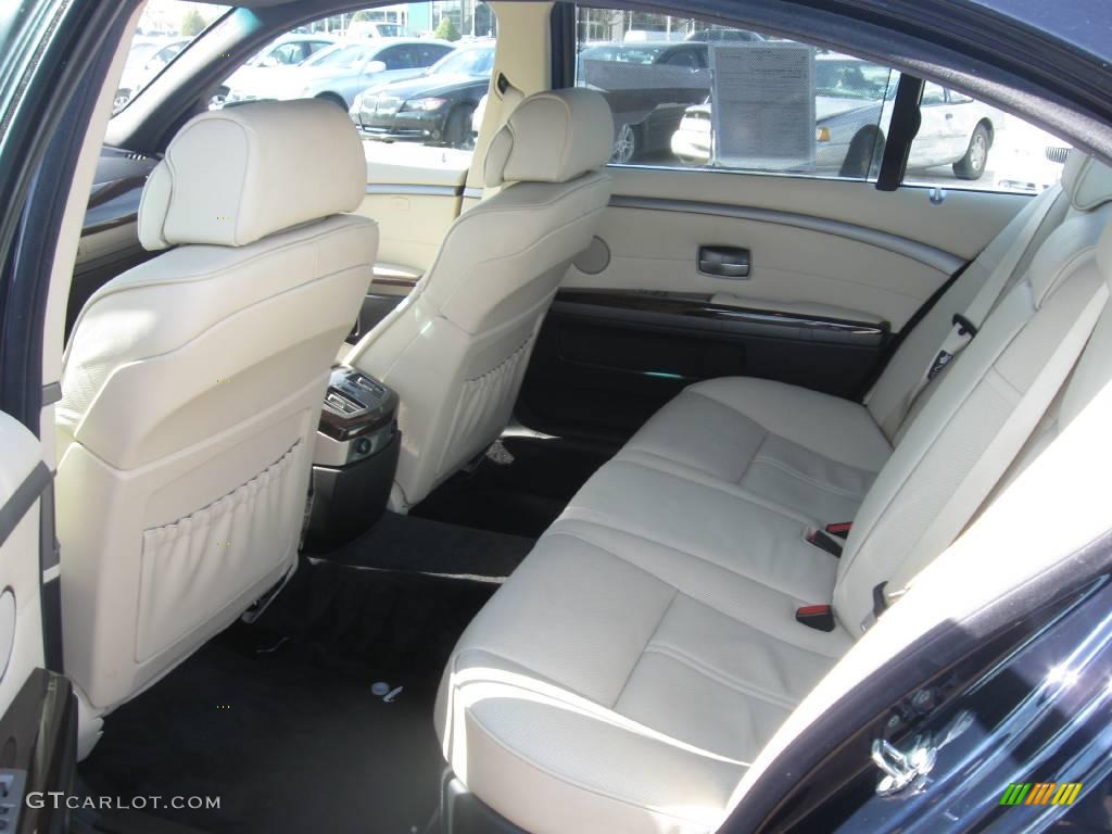 2007 7 Series 750Li Sedan - Monaco Blue Metallic / Beige photo #12