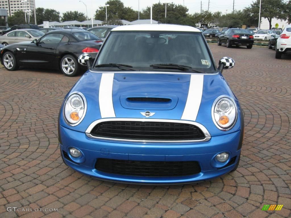 2007 Cooper S Hardtop - Laser Blue Metallic / Pacific Blue/Carbon Black photo #2