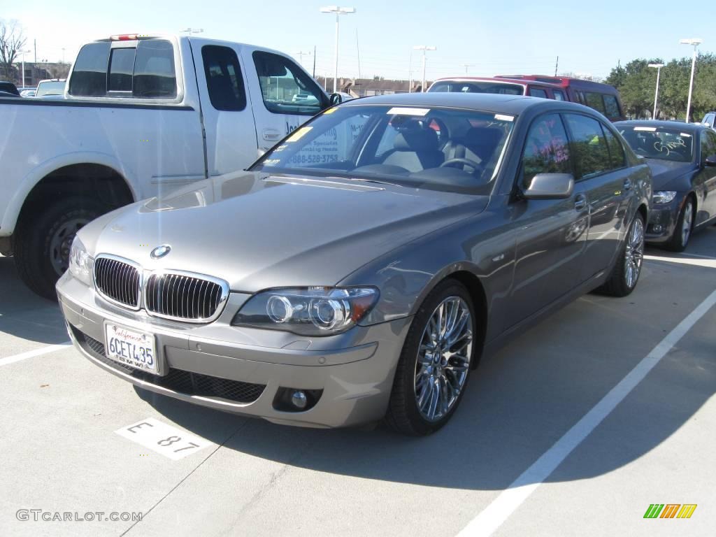 2008 7 Series 750Li Sedan - Jet Black / Flannel Grey photo #1