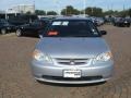 2002 Satin Silver Metallic Honda Civic LX Coupe  photo #2