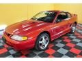 1996 Laser Red Metallic Ford Mustang SVT Cobra Coupe  photo #3