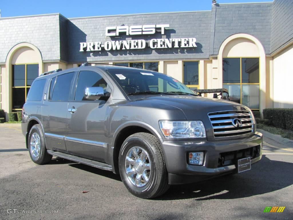 2005 QX 56 - Silver Graphite Gray / Graphite photo #1