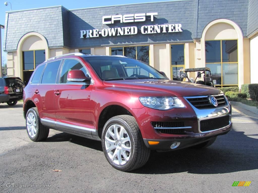 Cranberry Red Metallic Volkswagen Touareg 2