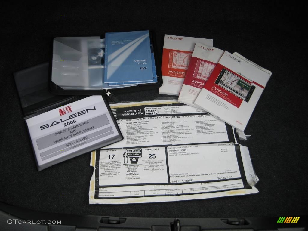 2005 Ford Mustang Saleen S281 Coupe Books/Manuals Photo #24719415