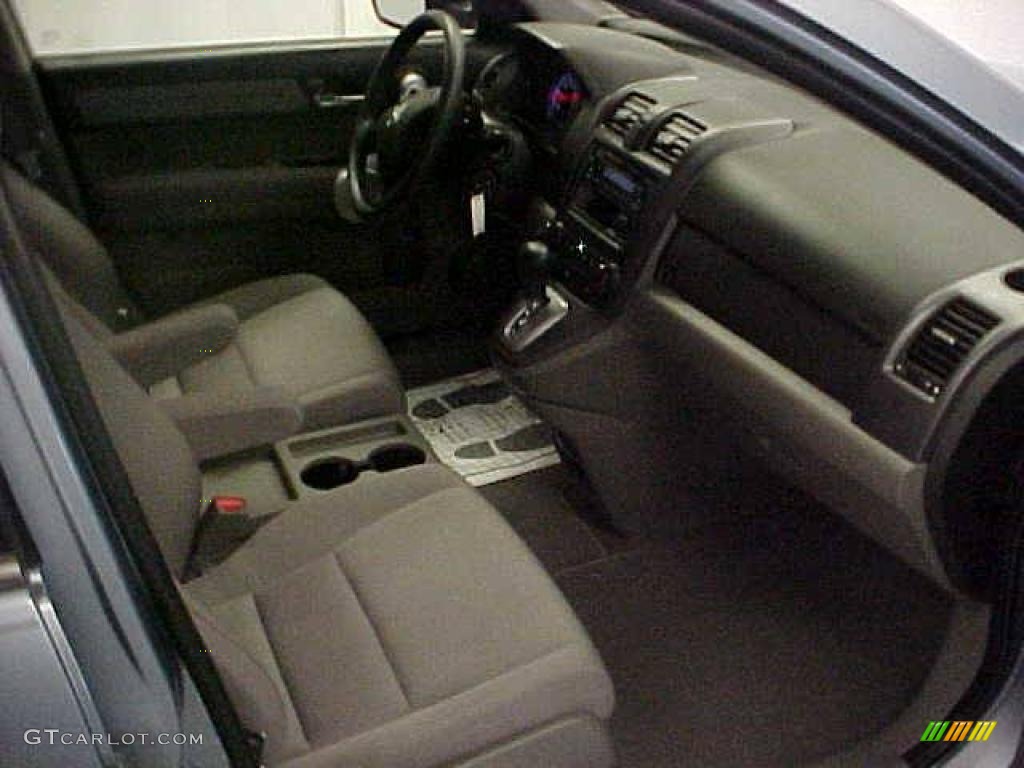2007 CR-V LX 4WD - Glacier Blue Metallic / Gray photo #5