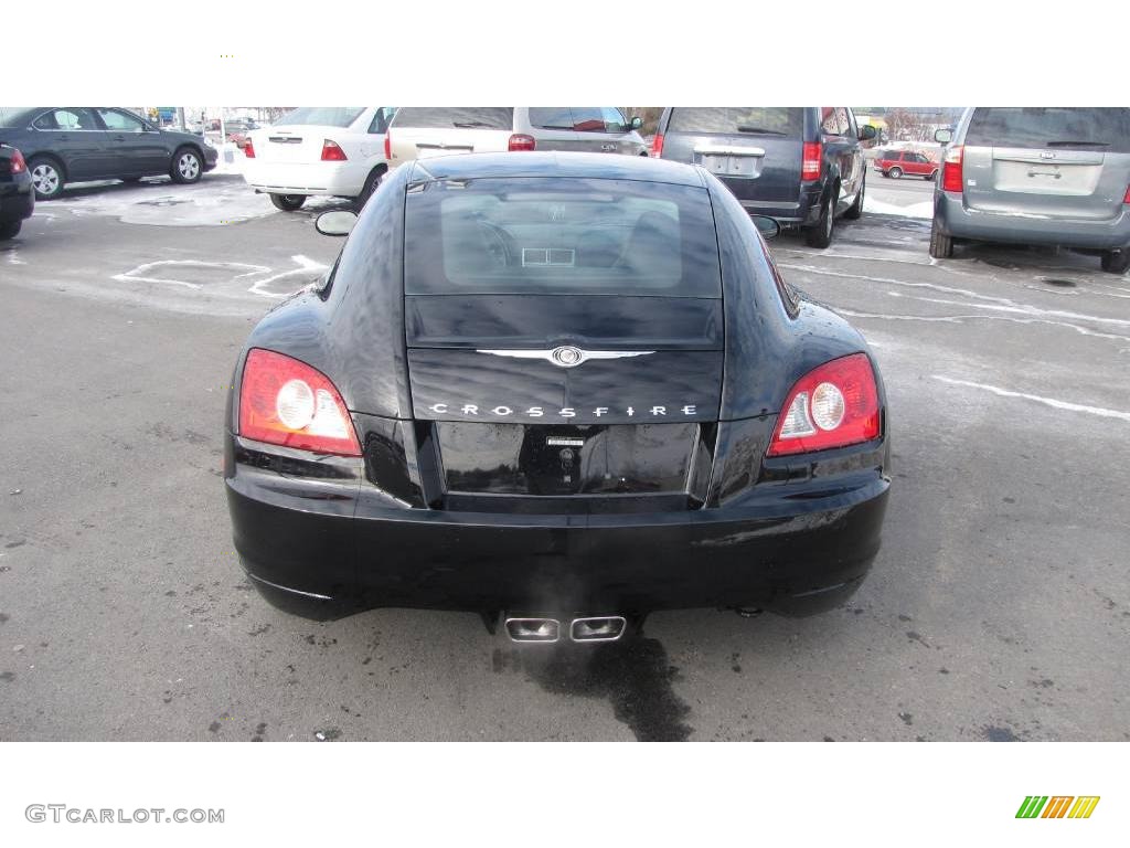 2004 Crossfire Limited Coupe - Black / Dark Slate Gray photo #7