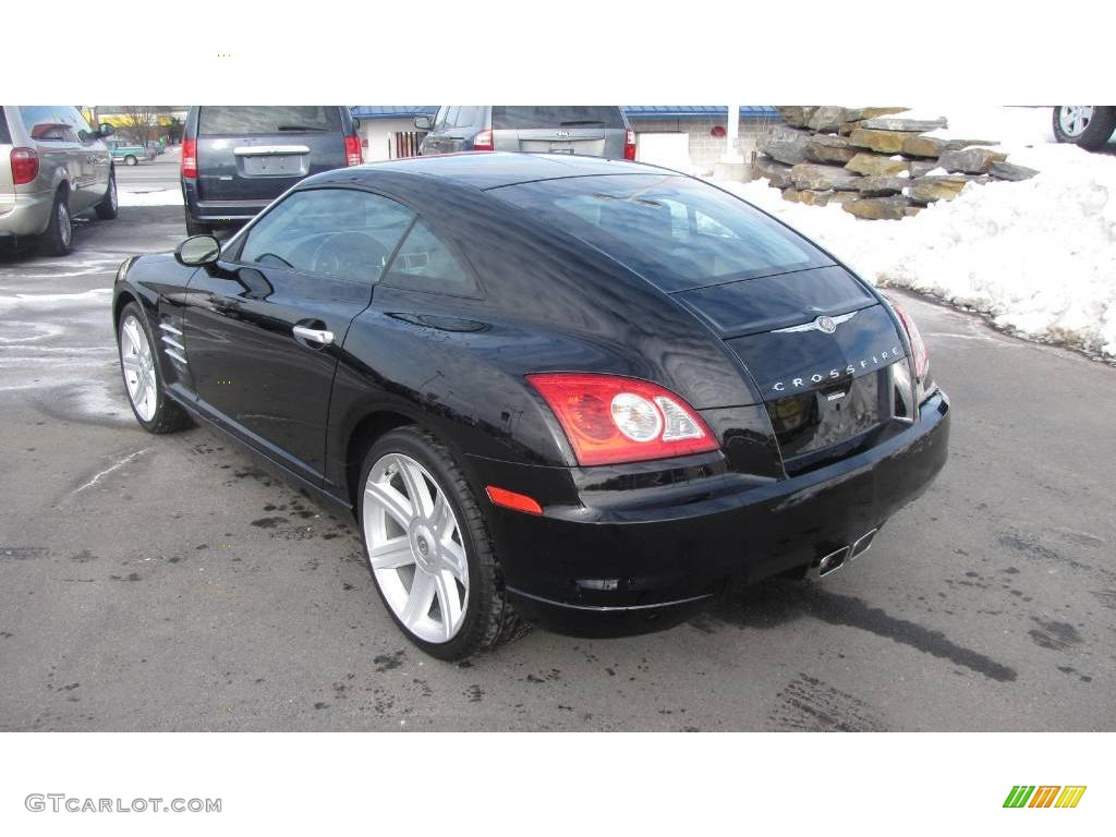 2004 Crossfire Limited Coupe - Black / Dark Slate Gray photo #8