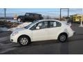 2009 White Water Pearl Suzuki SX4 Sedan LE  photo #1