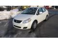 2009 White Water Pearl Suzuki SX4 Sedan LE  photo #2