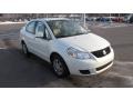 2009 White Water Pearl Suzuki SX4 Sedan LE  photo #4