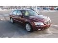 2009 Dark Cherry Red Hyundai Sonata Limited V6  photo #4