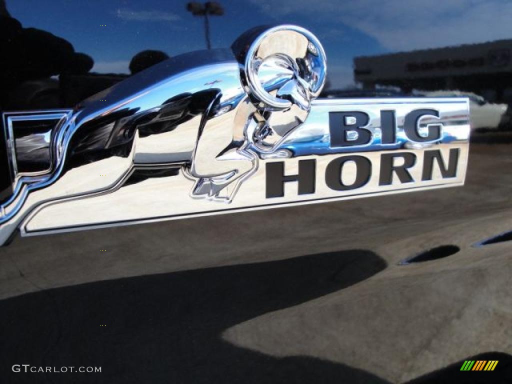 2010 Ram 2500 Big Horn Edition Crew Cab 4x4 - Brilliant Black Crystal Pearl / Dark Slate/Medium Graystone photo #44