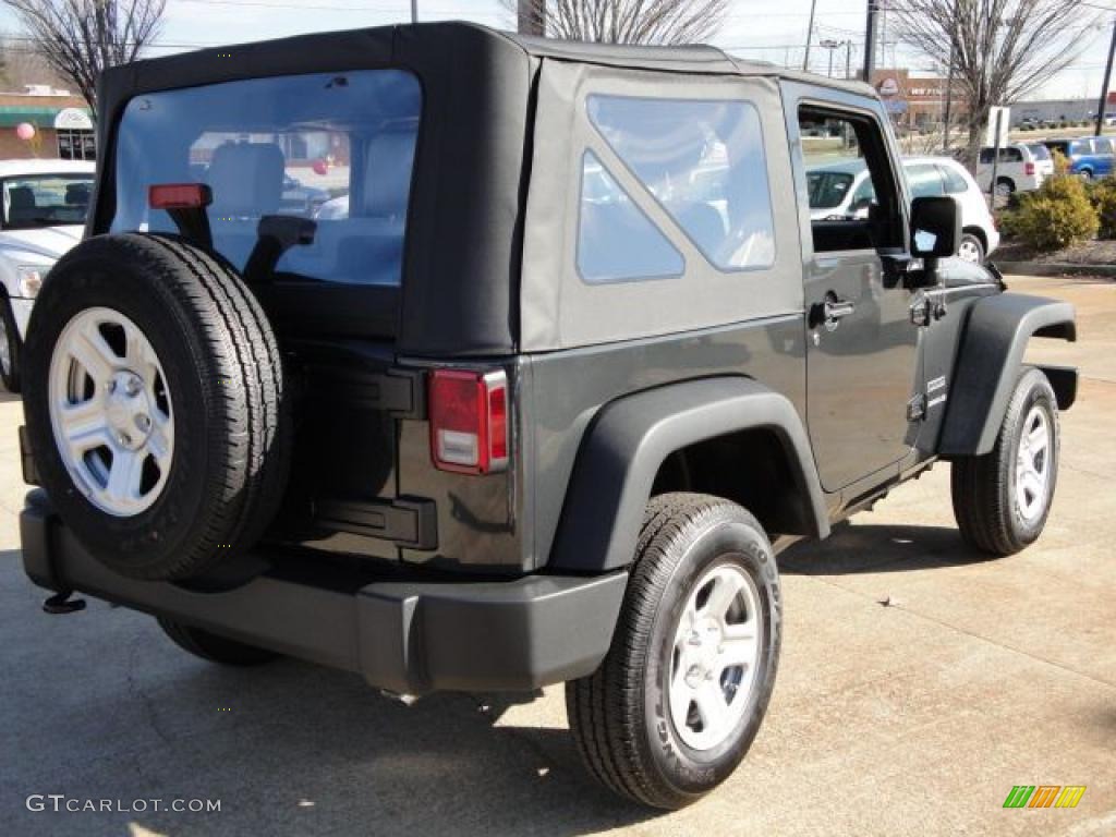 2010 Wrangler Sport 4x4 - Dark Charcoal Pearl / Dark Slate Gray/Medium Slate Gray photo #5