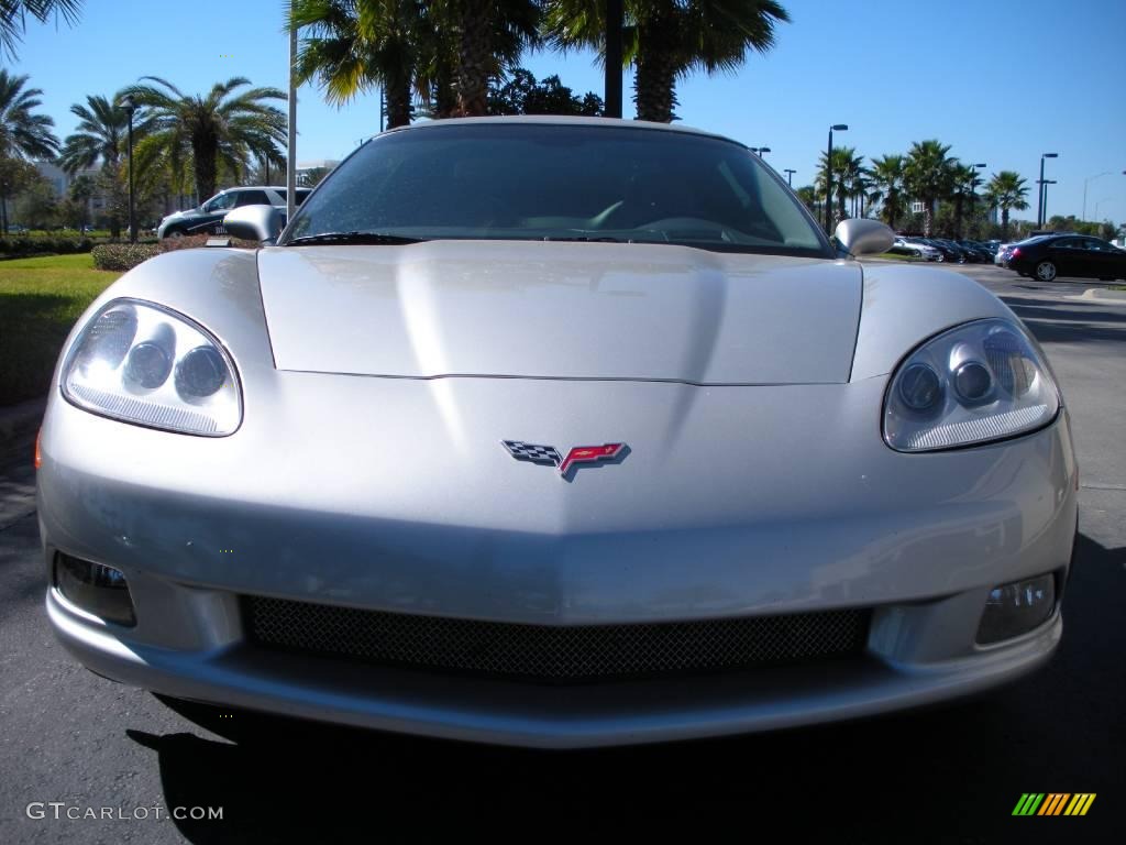 2007 Corvette Convertible - Machine Silver Metallic / Titanium photo #3