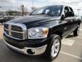 2008 Brilliant Black Crystal Pearl Dodge Ram 1500 Big Horn Edition Quad Cab 4x4  photo #7