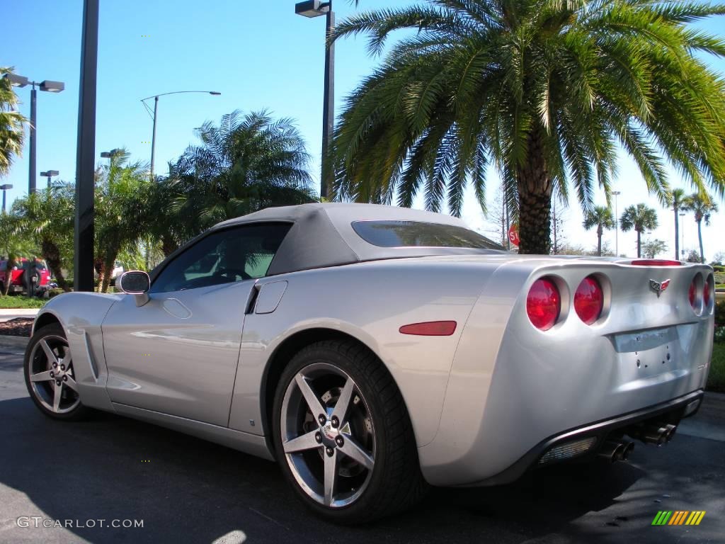 2007 Corvette Convertible - Machine Silver Metallic / Titanium photo #8