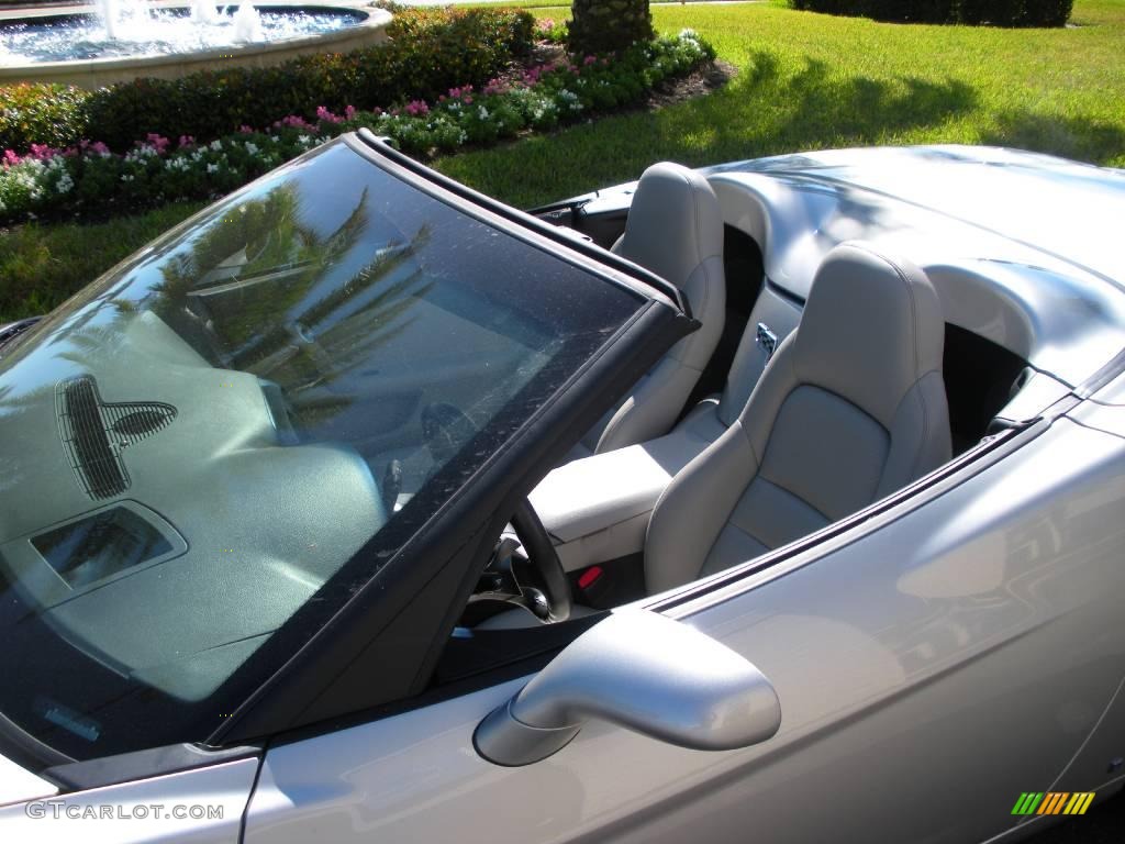 2007 Corvette Convertible - Machine Silver Metallic / Titanium photo #9