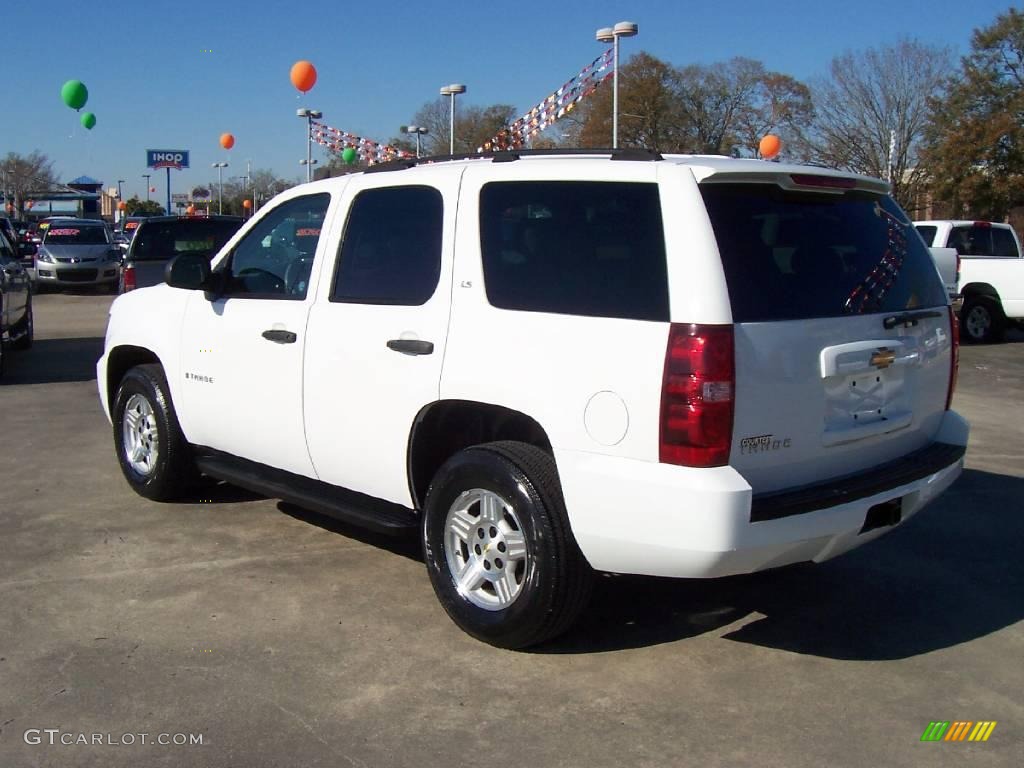 2007 Tahoe LS - Summit White / Dark Titanium/Light Titanium photo #3
